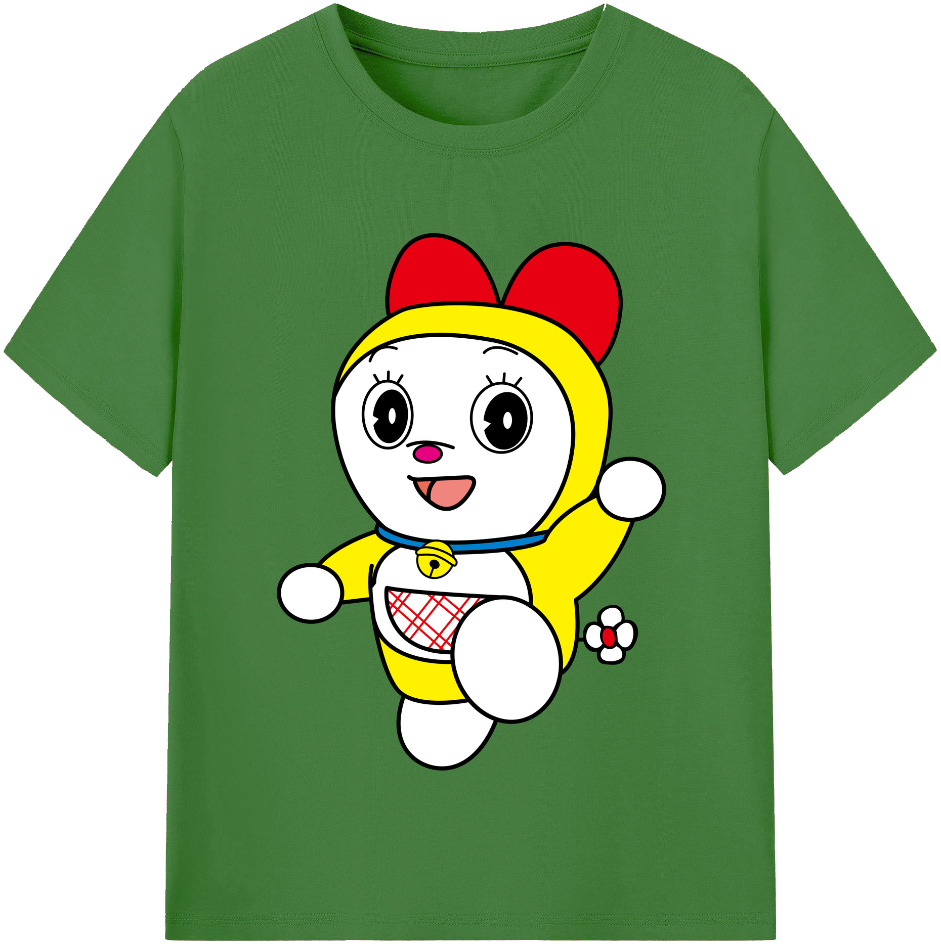 （画像用） ドラえもん ドラミ Doraemon Dorami レディースカジュアルプリントTシャツ（綿100％）